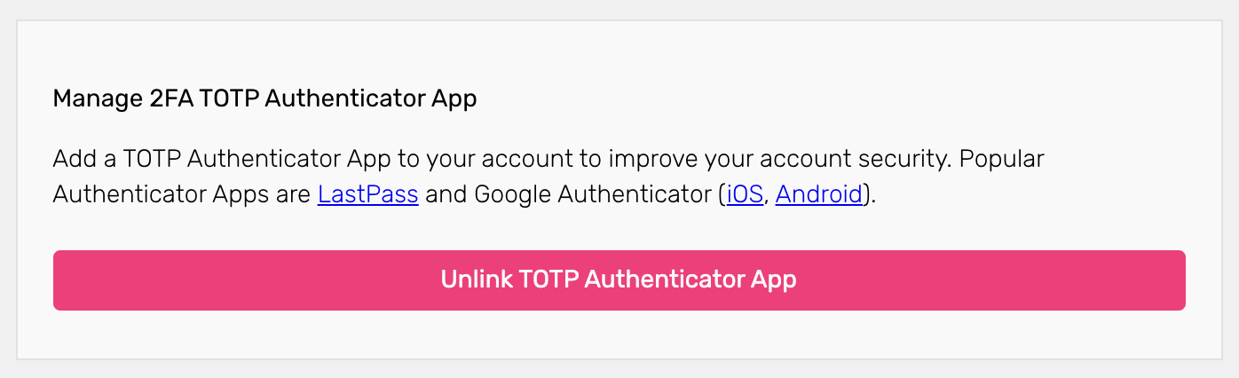 Google Authenticator App